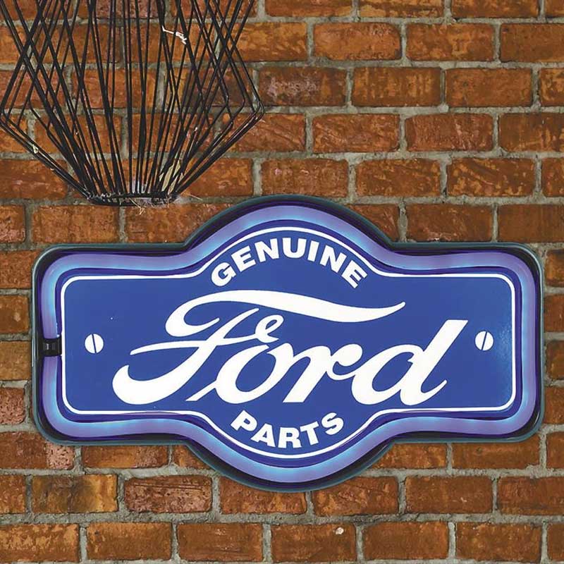 www.sixpackmotors-shop.ch - LEUCHTSCHILD GENUINE FORD