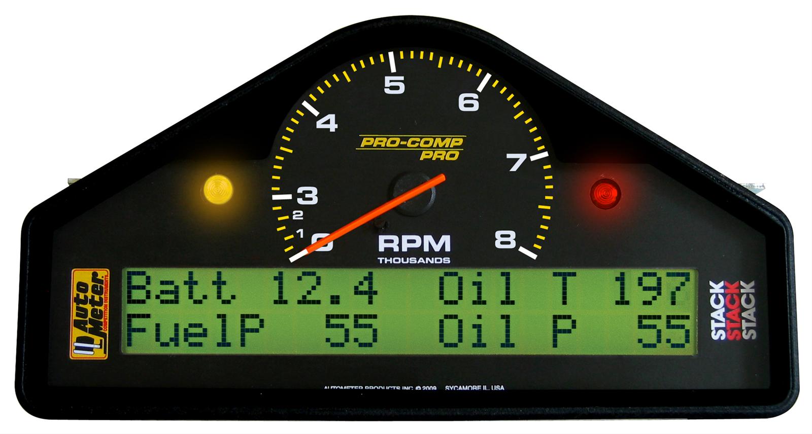 www.sixpackmotors-shop.ch - RACE DASH, 0-8K RPM