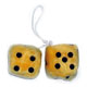 www.sixpackmotors-shop.ch - FUZZY DICE 6CM GELB