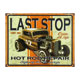 www.sixpackmotors-shop.ch - BLECHSCHILD LAST STOP