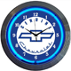www.sixpackmotors-shop.ch - NEON UHR -CHEVROLET/WEISS