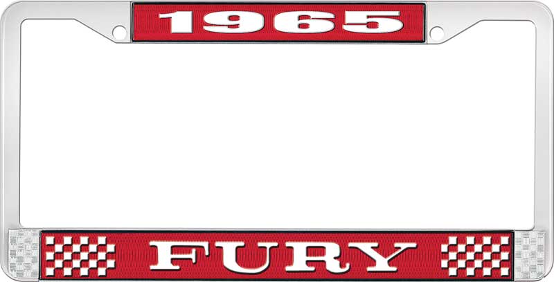 www.sixpackmotors-shop.ch - 1965 FURY LICENSE PLATE F